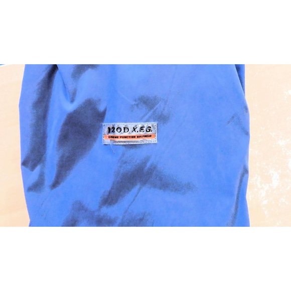 Izod XTreme Function Golfwear Windbreaker Jacket XL Blue Pullover Long Sleeve - Picture 4 of 12